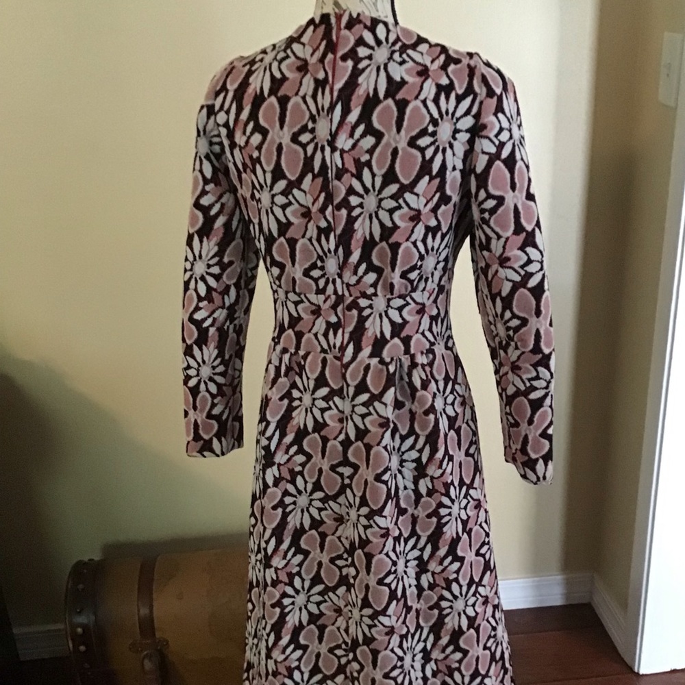 Vintage 70’s Flower Maxi Dress - Picture 6 of 6